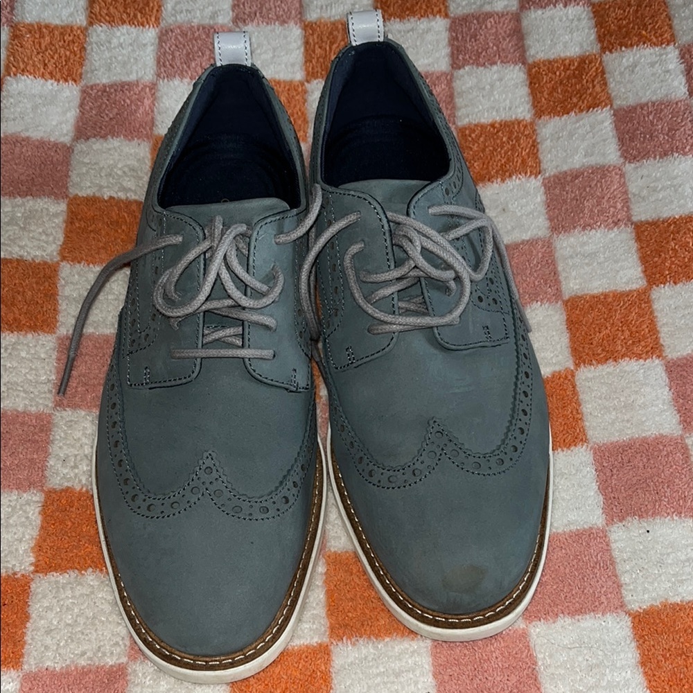 Cole Haan Men's Gray Oxford Shoes